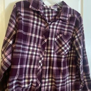 Sonoma light flannel shirt size large